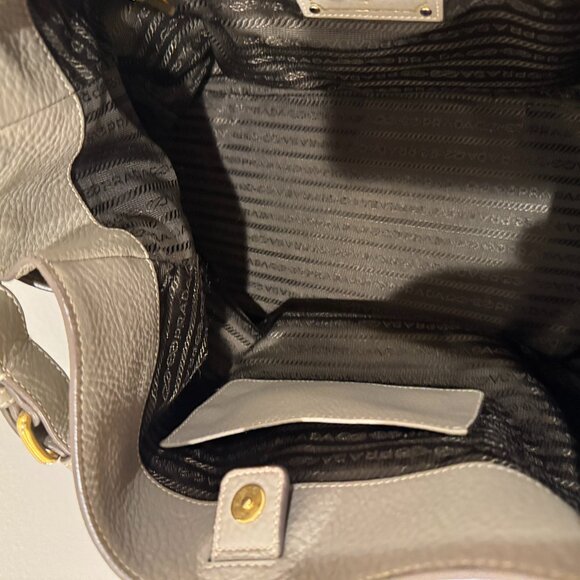 Authentic Prada Light tan shoulder bucket bag - Picture 13 of 16